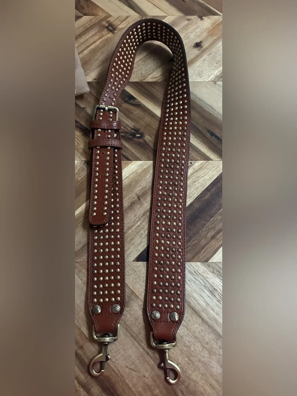 Patricia Nash Woven Leather Crossbody Bag - Brown